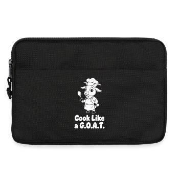 GOAT Chef Motif - Sacoche pour ordinateur portable 13 pouces - noir - Devant