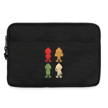 Santa Claus Christmas Elf Christmas - Laptop bag 13" - black - Front