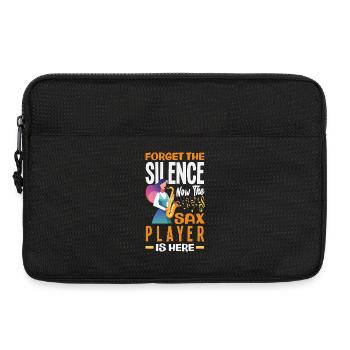 Saxofon - Laptoptasche 13" - Schwarz - Vorne