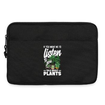 Cadeaux pour les jardins et les amoureux des plantes - Sacoche pour ordinateur portable 13 pouces - noir - Devant