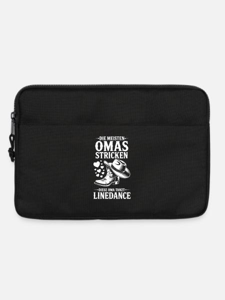 Oma Tanzt Linedance - Laptoptasche 13" - Schwarz
