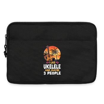 Hawaiian Ukulele Uke I Like - Laptop bag 13" - black - Front