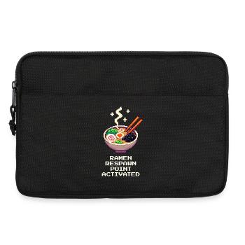 Ramen Respawn Enabled | Ramen Bowl Humor - Laptop bag 13" - black - Front