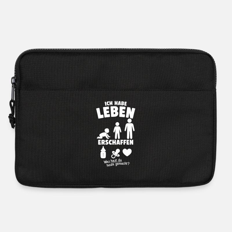 I created life. What did you do? - Laptop bag 13" - black