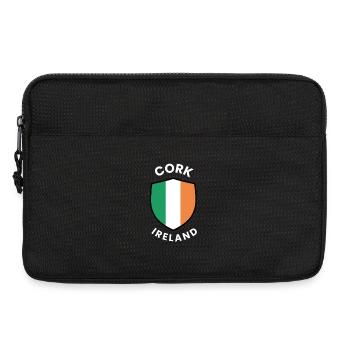 Cork Ireland Schildwappen - Laptoptasche 13" - Schwarz - Vorne