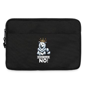 Avant de demander Berger Blanc Berger Berger - Sacoche pour ordinateur portable 13 pouces - noir - Devant