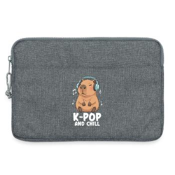 K Pop And Chill - Laptoptasche 13" - Grau meliert - Vorne