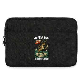 Greenland Is Not For Sale Reindeer Caribou - Laptoptasche 13" - Schwarz - Vorne