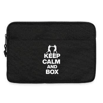  KEEP CALM AND BOX, FIGHTER POWER! MMA OKTAGON w - Laptoptasche 13" - Schwarz - Vorne