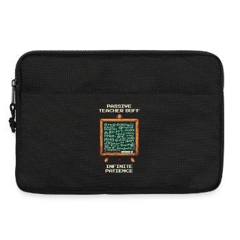 Passive Lehrer-Stärkung: unendliche Geduld - Laptoptasche 13" - Schwarz - Vorne