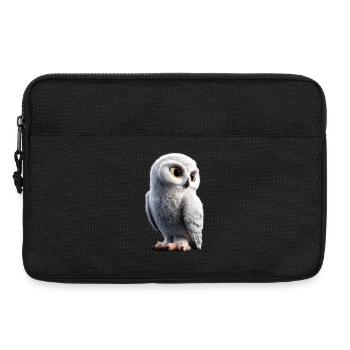 Chouette blanche Chouette Chouette Chouette Chouette Chouette Chouette des neiges - Sacoche pour ordinateur portable 13 pouces - noir - Devant