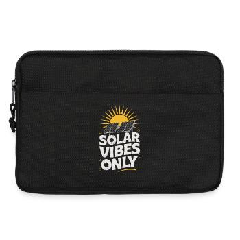 Solar Vibes Only Solar Energy Photovoltaics - Sacoche pour ordinateur portable 13 pouces - noir - Devant