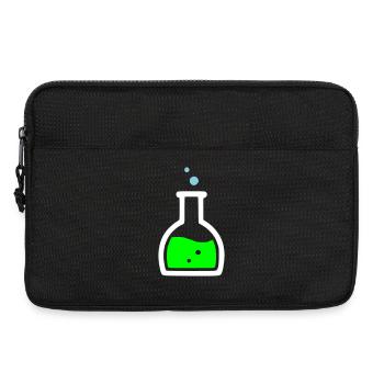 Poisonous Potion Green - Laptop bag 13" - black - Front