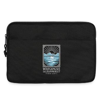 Lever de soleil au lac Wolfgang - Sacoche pour ordinateur portable 13 pouces - noir - Devant