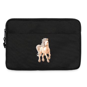 Horse Pony - Laptop bag 13" - black - Front