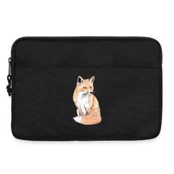 Kleiner Waldfuchs - ein sanfter Begleiter - Laptoptasche 13" - Schwarz - Vorne