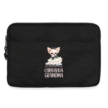Chihuahua Chihuahueño Grandma - Laptoptasche 13" - Schwarz - Vorne