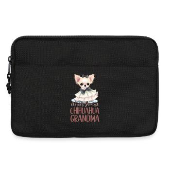 Chihuahua Chihuahueño Grandma - Laptoptasche 13" - Schwarz - Vorne