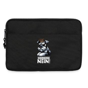 Avant que vous ne demandiez Pas de Schnauzer Géant - Sacoche pour ordinateur portable 13 pouces - noir - Devant