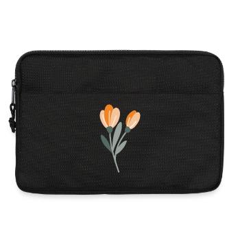 Flower - Laptop bag 13" - black - Front