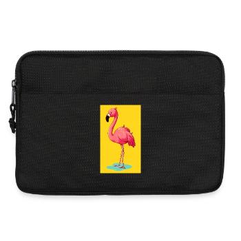 Flamant - Sacoche pour ordinateur portable 13 pouces - noir - Devant
