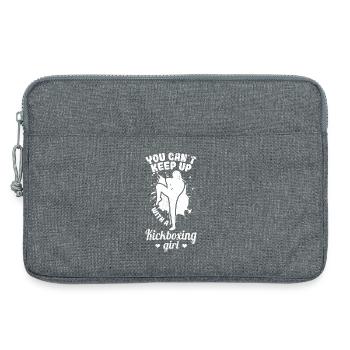 Kickboxing Filles - Sacoche pour ordinateur portable 13 pouces - gris chiné - Devant