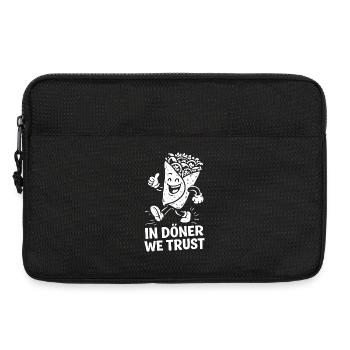 In Döner We Trust – Der heiligste Snack der Welt - Laptoptasche 13" - Schwarz - Vorne
