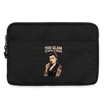 Rockabilly Pin-Up: 50s Outlaw Rebel – Too Glam - Laptoptasche 13" - Schwarz - Vorne