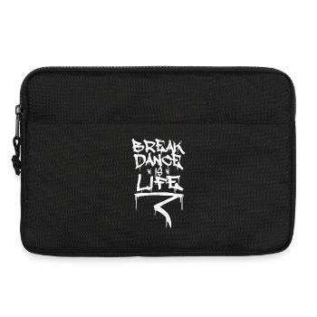 Breakdance ist Leben - Laptoptasche 13" - Schwarz - Vorne