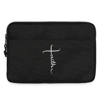 Faith Lettering Cross Design Faitz ́Church Jesus - Laptop bag 13" - black - Front