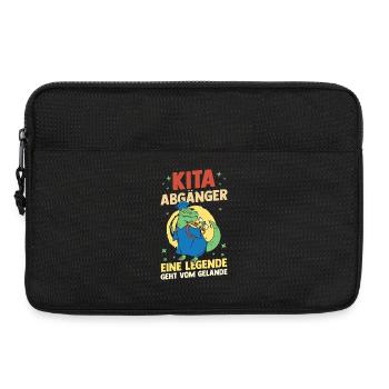 Kita Abgänger Eine Legende Verlässt Das Gelände - Laptoptasche 13" - Schwarz - Vorne