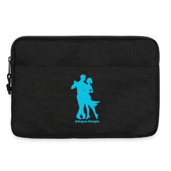 Tanzendes Pärchen Silhouette - Laptoptasche 13" - Schwarz - Vorne