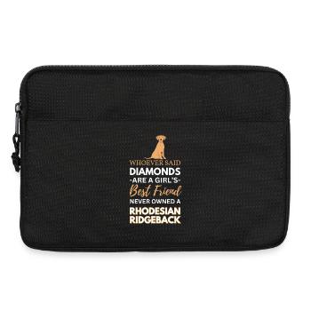 Rhodesian Ridgeback Best Friend Dog - Laptop bag 13" - black - Front