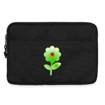 Blumen - Laptoptasche 13" - Schwarz - Vorne