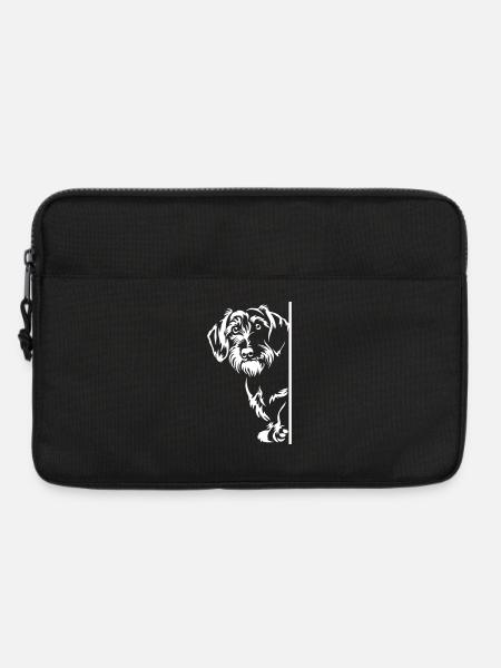 Dackel "Black Edition" - Laptoptasche 13" - Schwarz