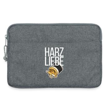 Harzliebe Handball Design - Laptoptasche 13" - Grau meliert - Vorne