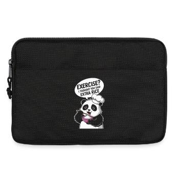 Panda Küchenchef Extra Rice - Laptoptasche 13" - Schwarz - Vorne