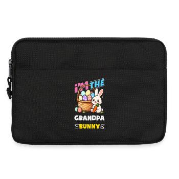 Frohe Ostern Süßer Osterhase Eiersuche Ostereier - Laptoptasche 13" - Schwarz - Vorne