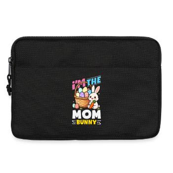 Frohe Ostern Süßer Osterhase Eiersuche Ostereier - Laptoptasche 13" - Schwarz - Vorne