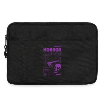 Horror Addict VHS Aesthetic Skull - Laptoptasche 13" - Schwarz - Vorne