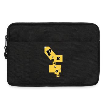 Paranoia Puzzle Glyphs - Laptop bag 13" - black - Front
