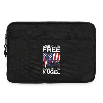  Land Of The Free Home Of The Kugel Design Mit - Laptoptasche 13" - Schwarz - Vorne
