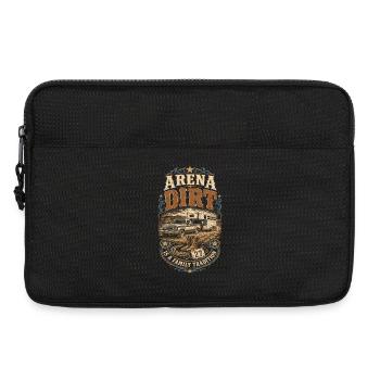 La terre d’arène américaine de Rodeo est une tradition familiale - Sacoche pour ordinateur portable 13 pouces - noir - Devant
