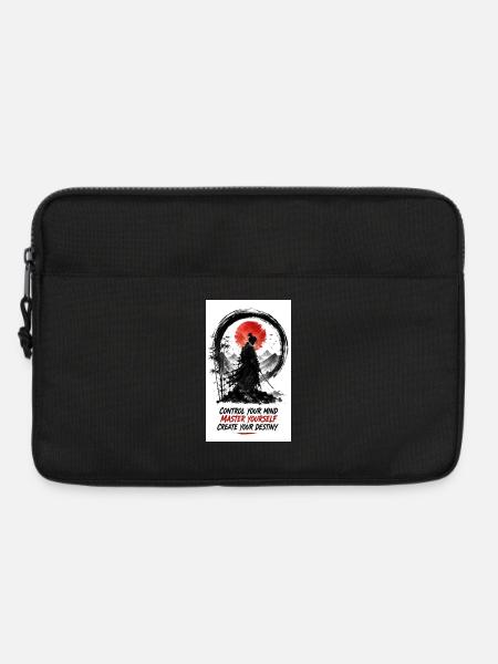 Samurai Zen: Control Your Mind - Laptop bag 13" - black