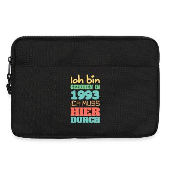 Jahrgang 1993 - Laptoptasche 13" - Schwarz - Vorne