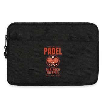 Padel Nur Noch Ein Spiel Padel Tennis Geschenk - Laptoptasche 13" - Schwarz - Vorne