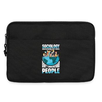  Sociology Understanding Why People Don't - Laptoptasche 13" - Schwarz - Vorne
