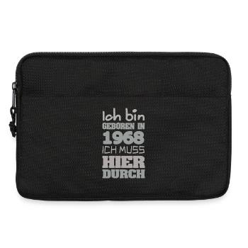 Jahrgang 1968 - Laptoptasche 13" - Schwarz - Vorne