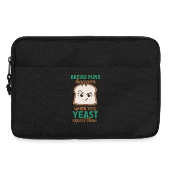 Bread Baker Bakery Bread Roll Baking - Laptop bag 13" - black - Front
