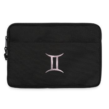 Zwilling Sternzeichen - Laptoptasche 13" - Schwarz - Vorne